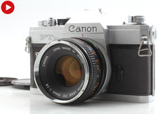 [Fast neuwertig] Canon FTb QL analoge Spiegelreflexkamera 35 mm FD 50 mm...