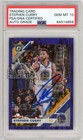 Stephen Curry 2019-20 Donruss Optic Purple Shock Autograph Card #8 PSA/DNA 10