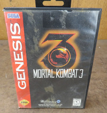 Mortal Kombat 3 Sega Genesis, 1995 Complete CIB No Manual Video Game