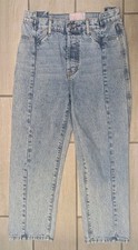 Revice Denim Jeans Womens 29 Blue High Rise Straight Zip Front Stretch USA Made