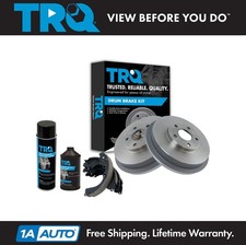 Trq Brake Drum Shoe Abs Rear Kit Wchemicals For Subaru Forester Impreza