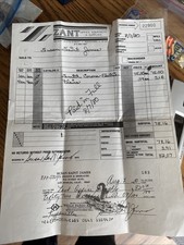 SUSAN SAINT JAMES Copy Of Document 8/7/1989 Sales Invoice & Her Personal Check