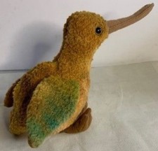 Ty Beanie Babies Beak the Kiwi Bird Plush Toy 5.5  Brown with Tag 1998 Model