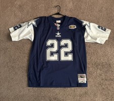 Dallas Cowboys Emmitt Smith #22 Mitchell & Ness Navy 1995 NFL Legacy Jersey 