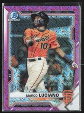 Marco Luciano 2021 Bowman Chrome Fuschia Shimmer Refractor /199 #BCP-8 San