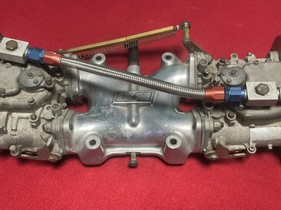 DUAL SIDE DRAFT B&M INTAKE MANIFOLD ADAPTER SOLEX C48 ADDHE CARBS 