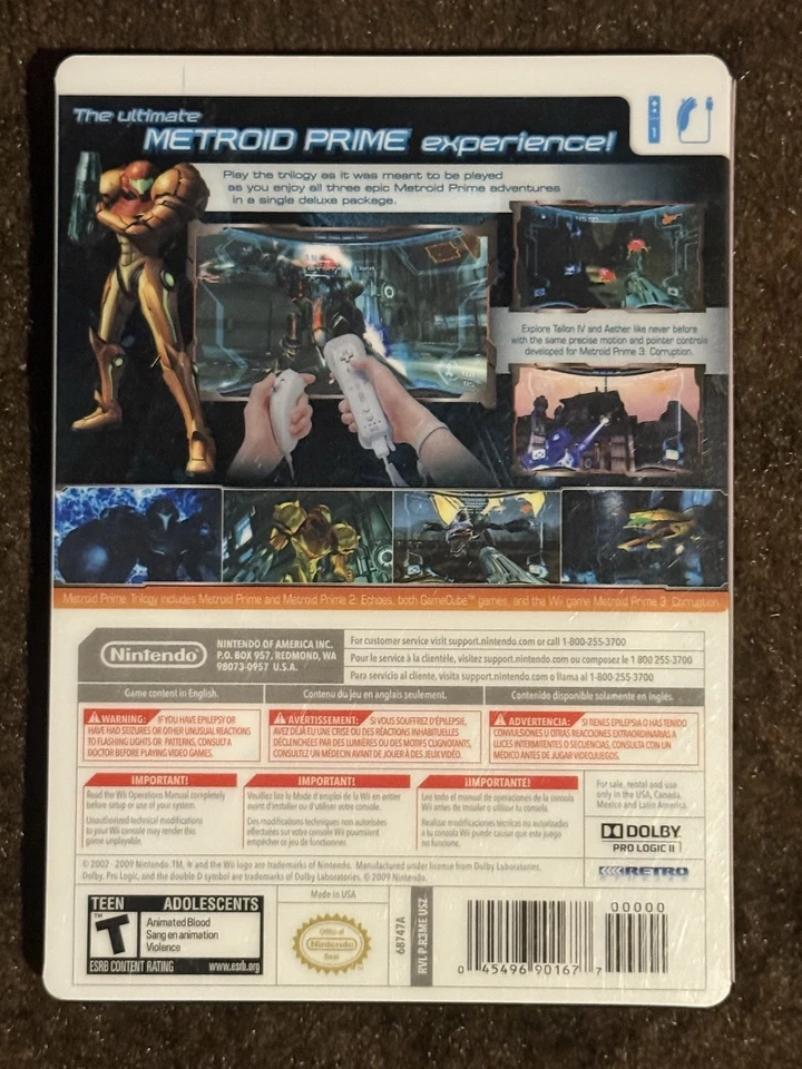 Steelbook Metroid Prime Trilogy Edición Coleccionista (Muy Bueno) Foto 2 de 4