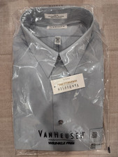 VanHeusen Wrinkle Resistant L 161/2 34/35 Aluminum