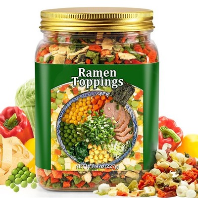 8oz Dried Ramen Toppings 9 Dehydrated Vegetables Instant Noodles & Miso Soup