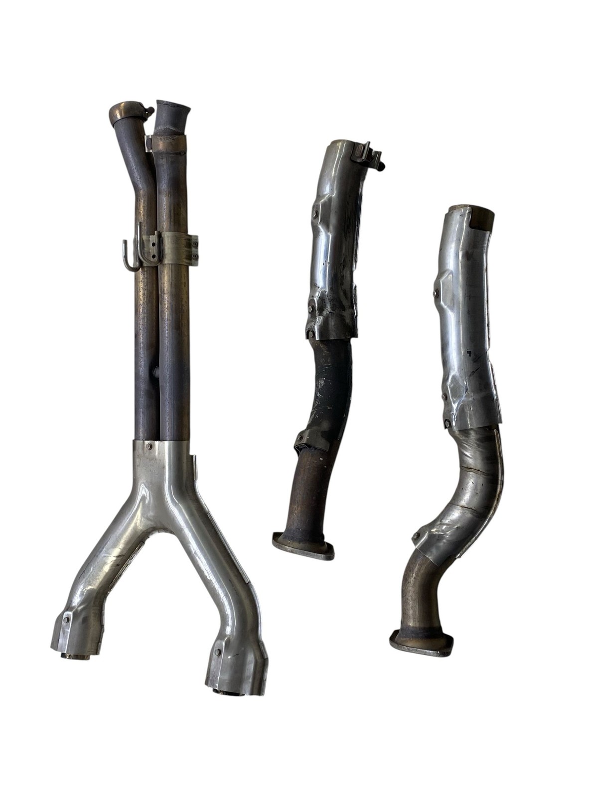 2006-2016 Aston Martin Vantage Oem 4.3L EXHAUST MUFFLER END TAIL PIPE W/ PIPES