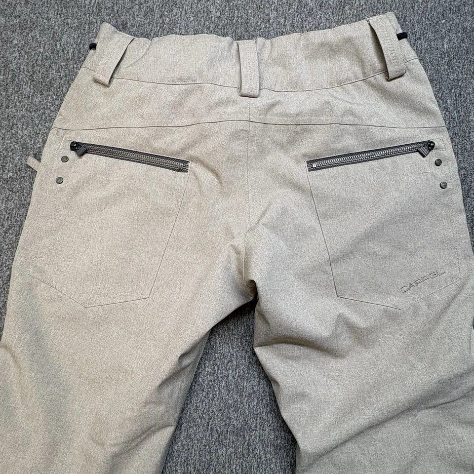 Pantalones aislantes RIDE Snowboard Cap3L para mujer medianos beige Cappel esquí Foto 4 de 4