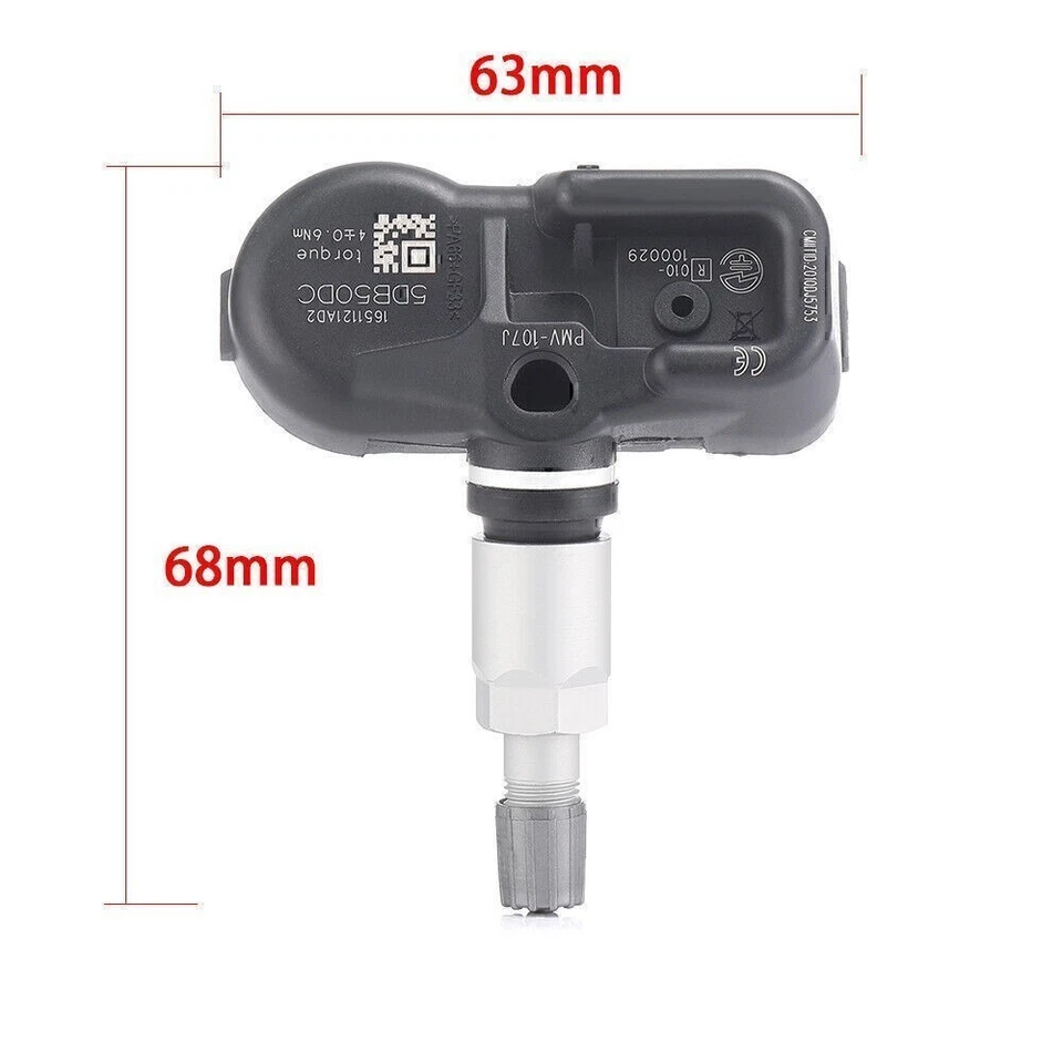 4X SENSOR TPMS PRESIÓN NEUMÁTICOS PMV-107J para Toyota Lexus Corolla Scion 42607-33021 Foto 4 de 4