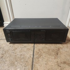 Yamaha Natural Sound KX-W362 Cassette Recorder Player Dual Tape Deck HX Pro