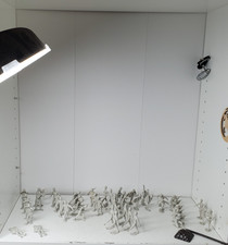 Vintage Marx German Army Plastic Soldiers Lot 45 Figures 13 Poses WWII Set