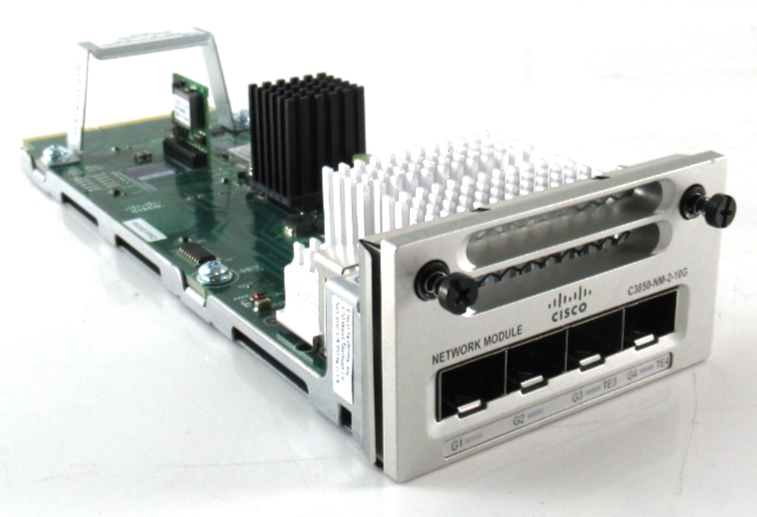 Cisco Catalyst 3850 4 x SFP/SFP+ Slots Network Module - C3850-NM-2-10G V01