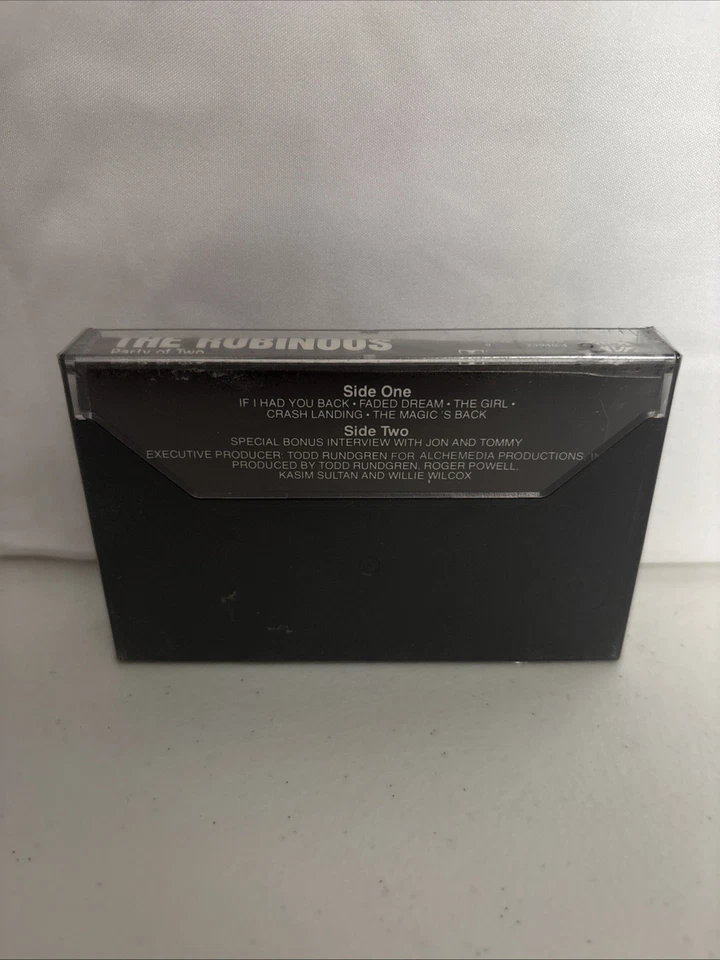 The Rubinoos Party of Two Cassette Tape Brand New SEALED Todd Rundgren Producer - Image 3 of 3
