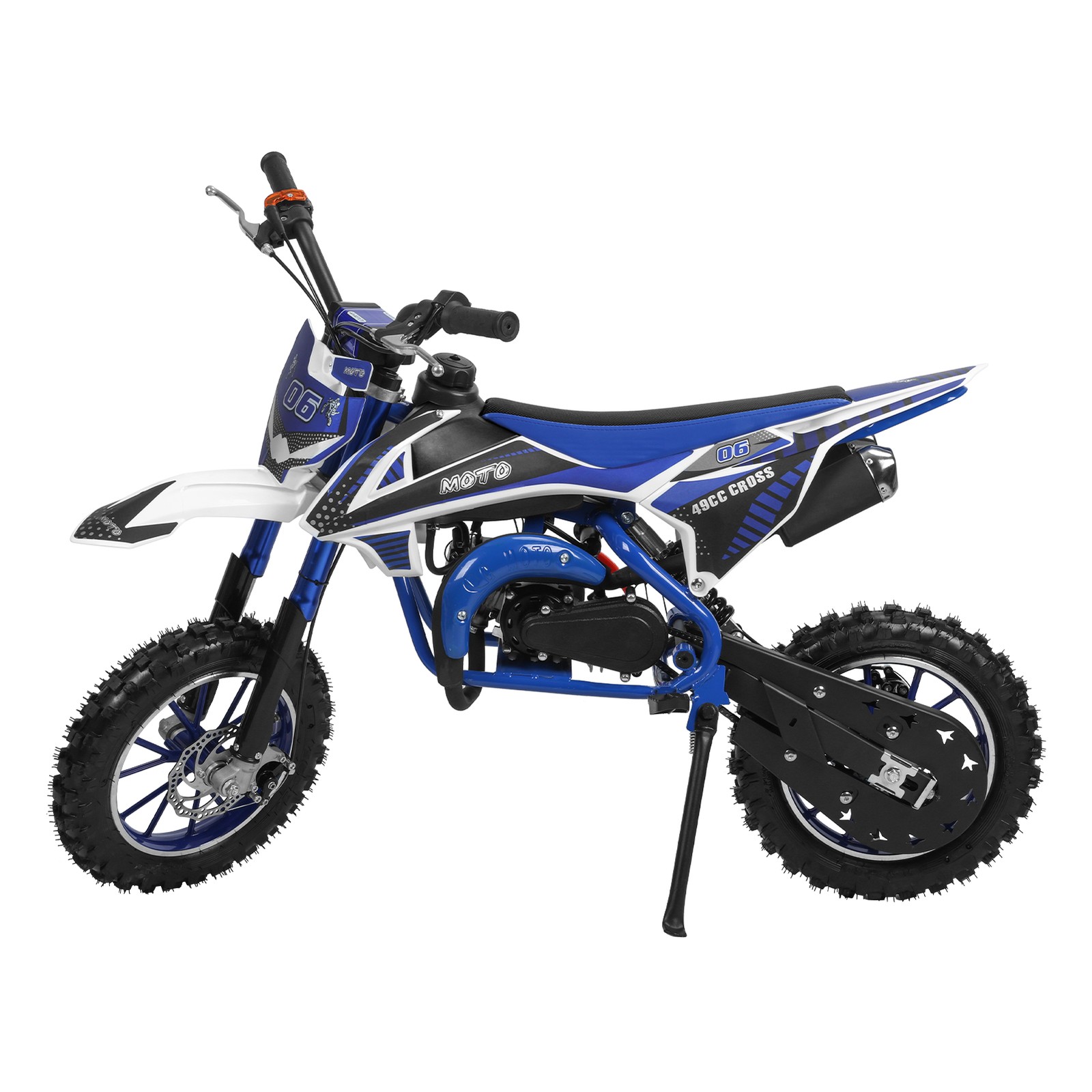 NEW 49cc 2-Stroke Kids Dirt Bike &ndash; Gas-Powered Off-Road Mini Motorcycle US
