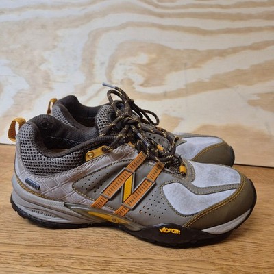 New Balance GORE-TEX Trail Hiking Shoes Vibram ABZORB Gray Orange US 10
