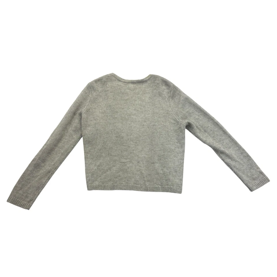 Chicos Cárdigan Mujer 3 XL Gris Plata Lentejuelas Frente Abierto Suéter Manga Larga Foto 2 de 4