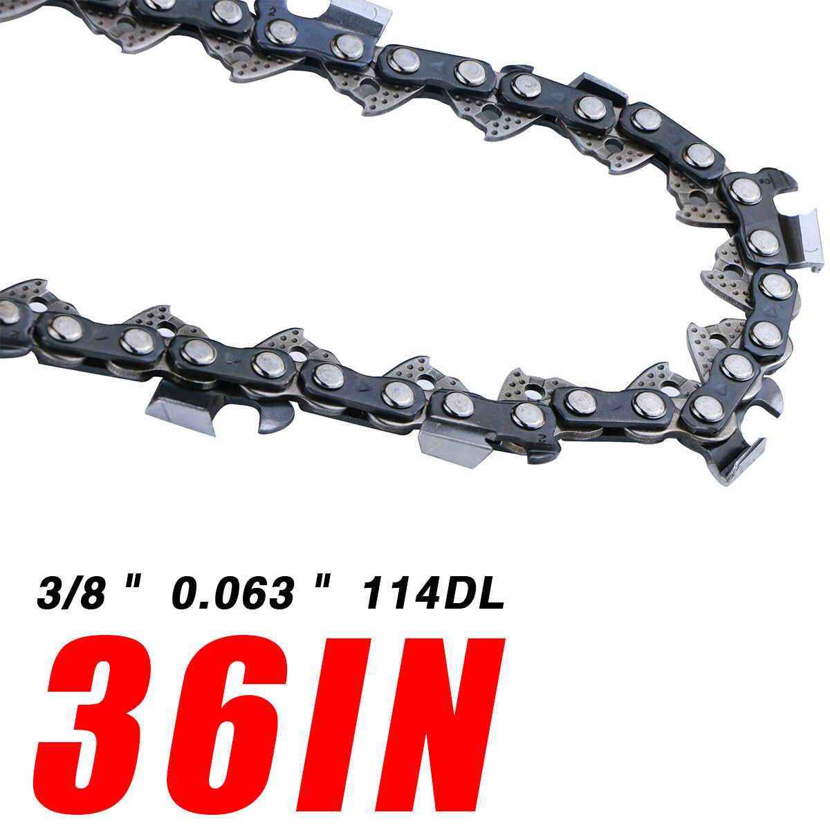36 Inch Chainsaw Chain Full Chisel 3/8