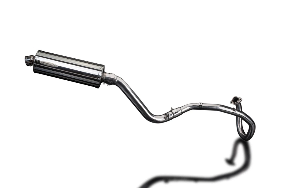 Suzuki DR650SE DR650S 96-24 Delkevic Full 1-1 Exhaust 14" Stainless Oval Muffler - Image 3 of 4