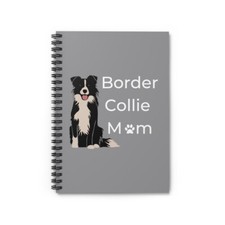 Border Collie Mom Notebook, Dog Mom Journal