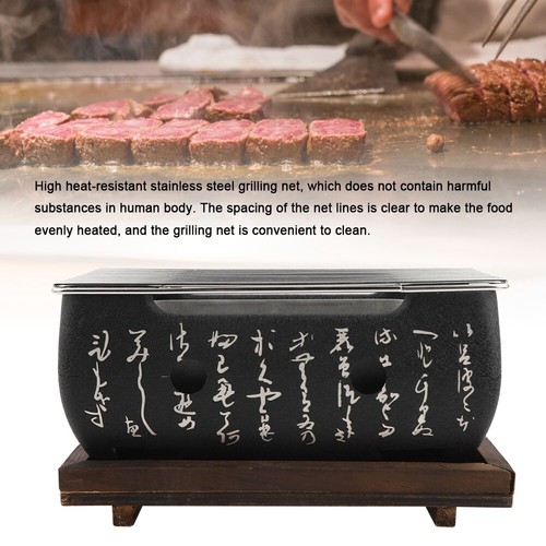 Mesa de barbacoa de cerámica japonesa coreana parrilla de pollo barbacoa carbón parrilla estufa JJ - Imagen 5 de 7