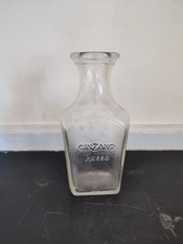Petite carafe en verre CINZANO ROSSO ancienne publicitaire