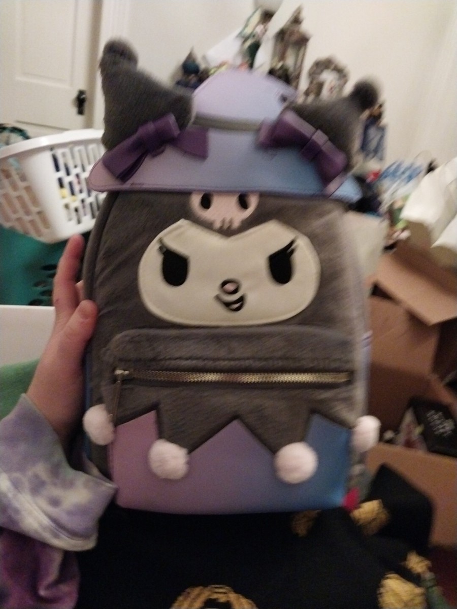 Her Universe Sanrio Witch Kuromi Mini Backpack & Wallet LOT OF 2 Sanrio Kuromi Witch Her Universe Cosplay Mini  main image 4
