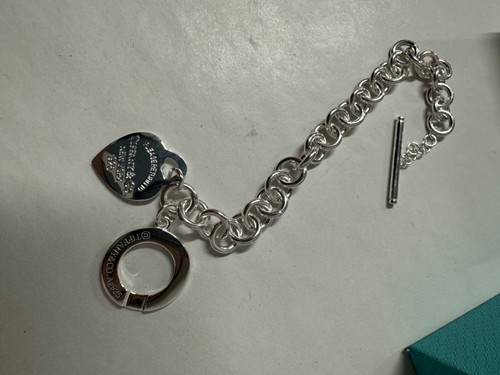 Return To Tiffany & Co. Sterling Silver 925 Armband mit Herzanhänger Neu #1 - 第 4/6 張圖片