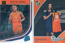 2019 Panini Donruss WNBA KRISTINE ANIGWE Rated RC #89 + THE ROOKIES SP #2 SUN