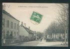 Old postcard RIANS (Dear) - La Place et la Grande Rue, lower part - written, circa 1907