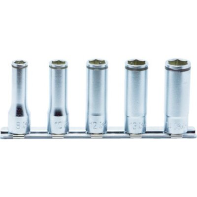 Ko-Ken 3/8 9.5mm SQ. Nut Grip Deep Socket Rail Set Five Set RS3012A/8-L52 Japan