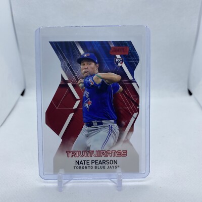 2021 Topps Stadium Club Triumvirates Red Die Cut Nate Pearson Rookie RC