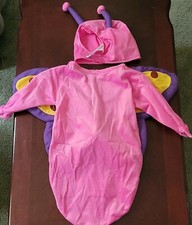 BUTTERFLY HALLOWEEN INFANT COSTUME PRE OWNED ONE SIZE RUBIES GIRL