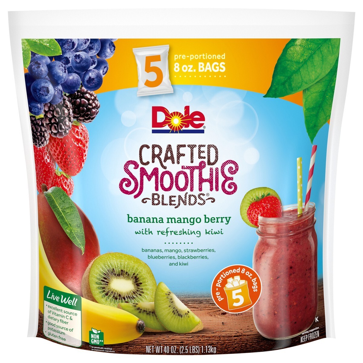 Berry Smoothie Mix Dole Energize Smoothie Dole Smoothie Blends