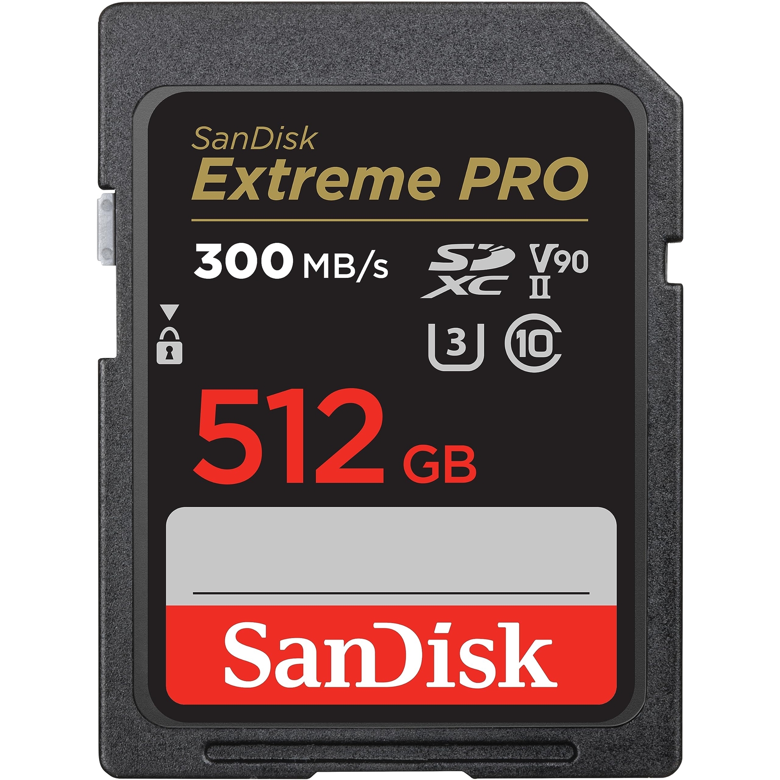 Sandisk Extreme Pro - Flash Memory Card - 512 Gb - Video Class V90 ... NUOVO