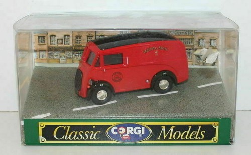 MINI VAN MORRIS AUSTIN POLICE BLANC miniature CORGI VANGUARDS 1/43 EUR