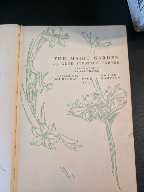 The Magic Garden By Gene Stratton Porter For Sale Online Ebay