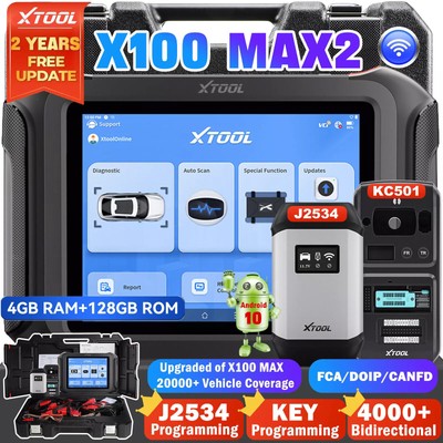 XTOOL X100MAX2 Profi OBD2 Diagnosegerät KFZ Auto Scanner IMMO Key Programmier DE