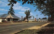 Marion Illinois Motel Street View Vintage Postcard K35729