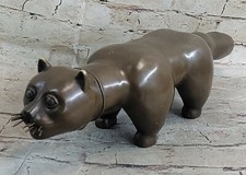 Fonte Bronze Botero Chat Art