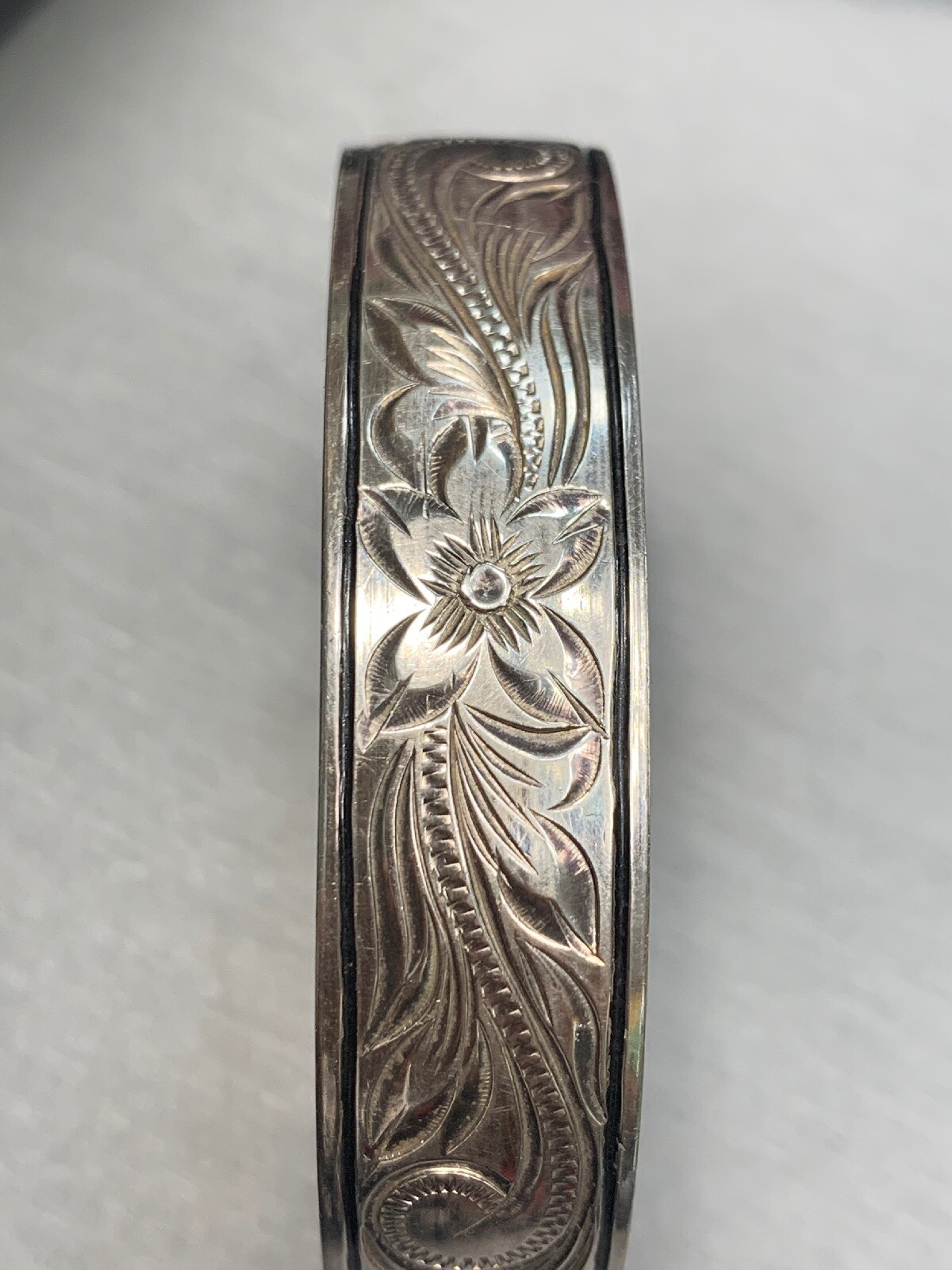 SOLID 925 Sterling Silver Hand Tooled Artist Sign… - image 12