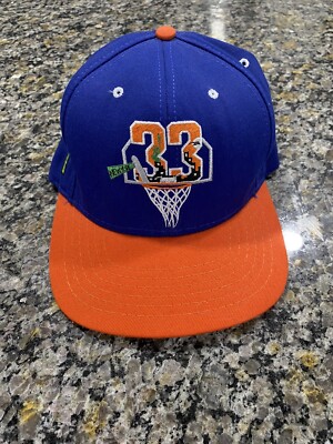 Vintage 90 s New York Knicks Patrick Ewing 33 SnapBack Made In USA Rare!!!