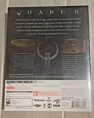 Switch Limited Run #207: Quake II 2 Special Collector's Edition | eBay