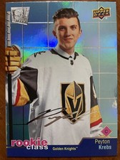 20-21 UD Extended Hockey Rookie Class Spectrum SE RC-31 Peyton Krebs