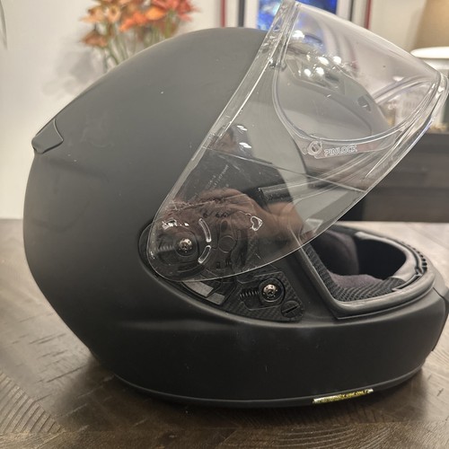 SHOEI RF-SR Helmet Matte Black Size S w/ Sena Universal Helmet Headset Clamp - Picture 3 of 9