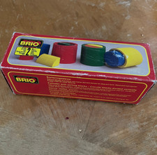 Brio Vintage Wooden Cylinder Sorting Blocks  30164 Made in Sweden Incomplete