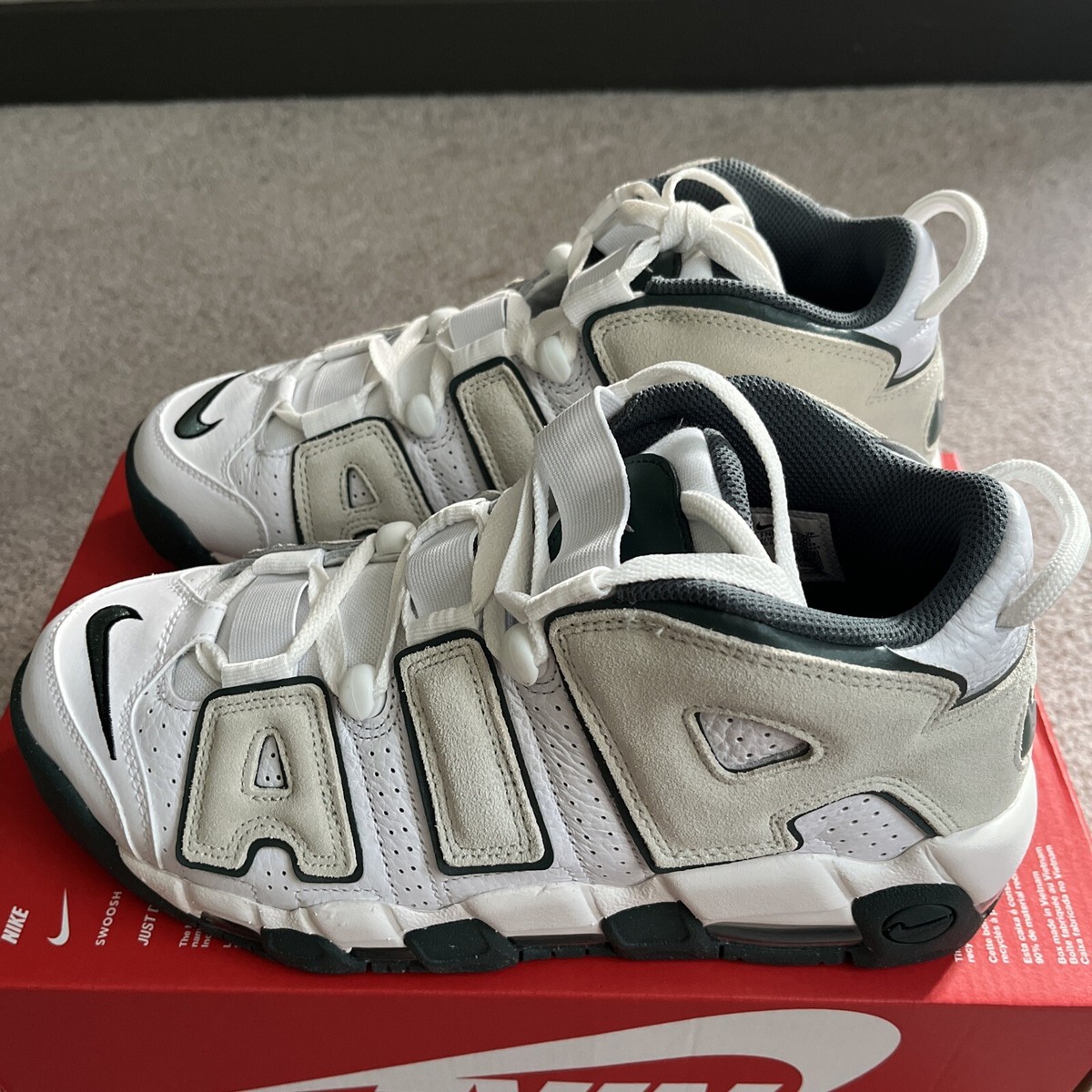 シューズ(男性用) Nike Air More Uptempo 96 27cm NIKE AIR MORE UPTEMPO 96 sail/black-sail-team orange dm1297