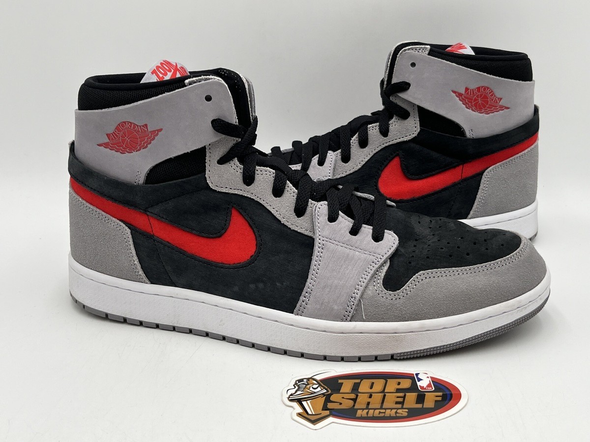 Air Jordan 1 High Zoom Comfort Cement Fire Red 2023 Size 12.5 Used